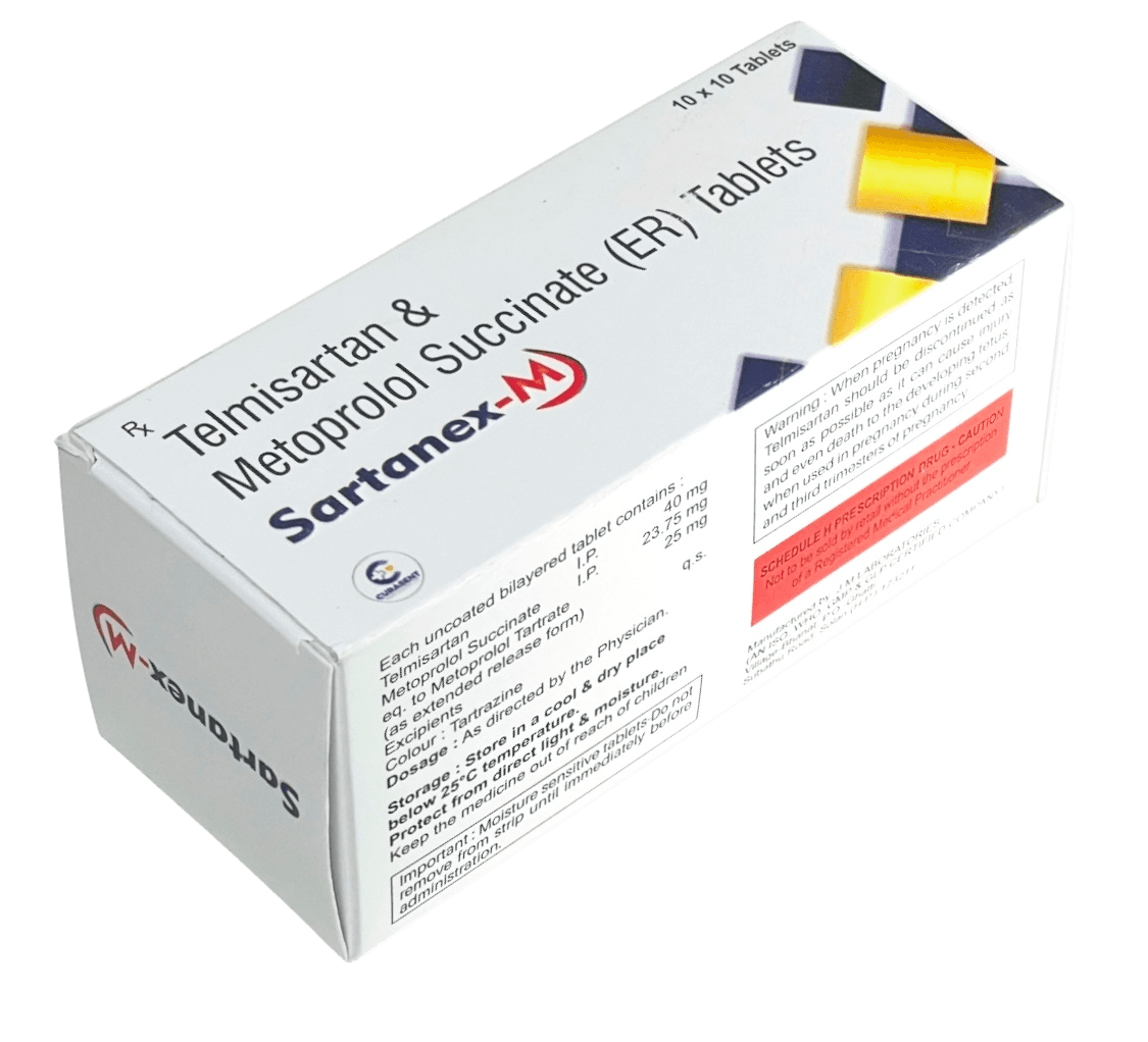 Sartanex-M — Telmisartan & Metoprolol Succinate (ER) Tablets